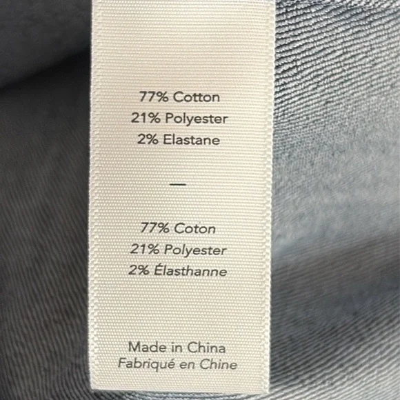 Elizabeth and James Fringed V Neck Sleeveless Cropped Top - Denim - NWOT - Small - Picture 5 of 6